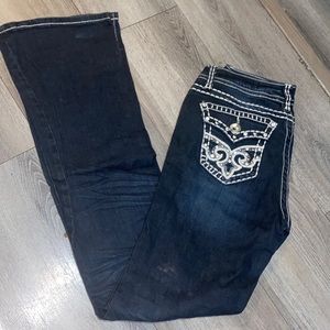 Diamond back pocket LA Idol jeans